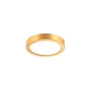 Delta 6" Round LED Flush Mount in Gold