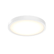 Delta 10" Round LED Flush Mount in White