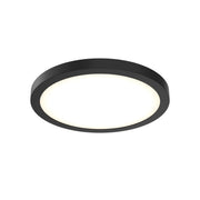 Delta 14" Round LED Flush Mount in Black