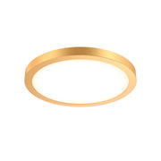 Delta 14" Round LED Flush Mount in Gold