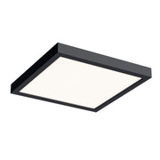 Delta 10" Square LED Flush Mount in Black