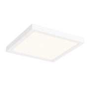Delta 10" Square LED Flush Mount in White