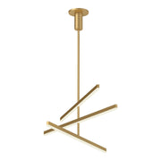 Vega 45" Chandelier in Brushed Gold