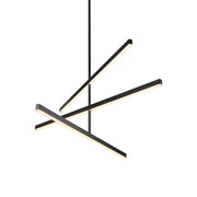 Vega 45" Chandelier in Brushed Gold