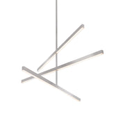Vega 45" Chandelier in Brushed Nickel