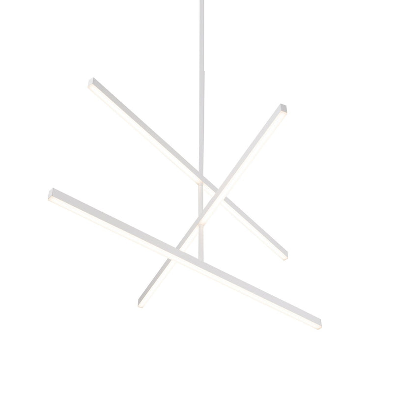 Vega 45" Chandelier in White