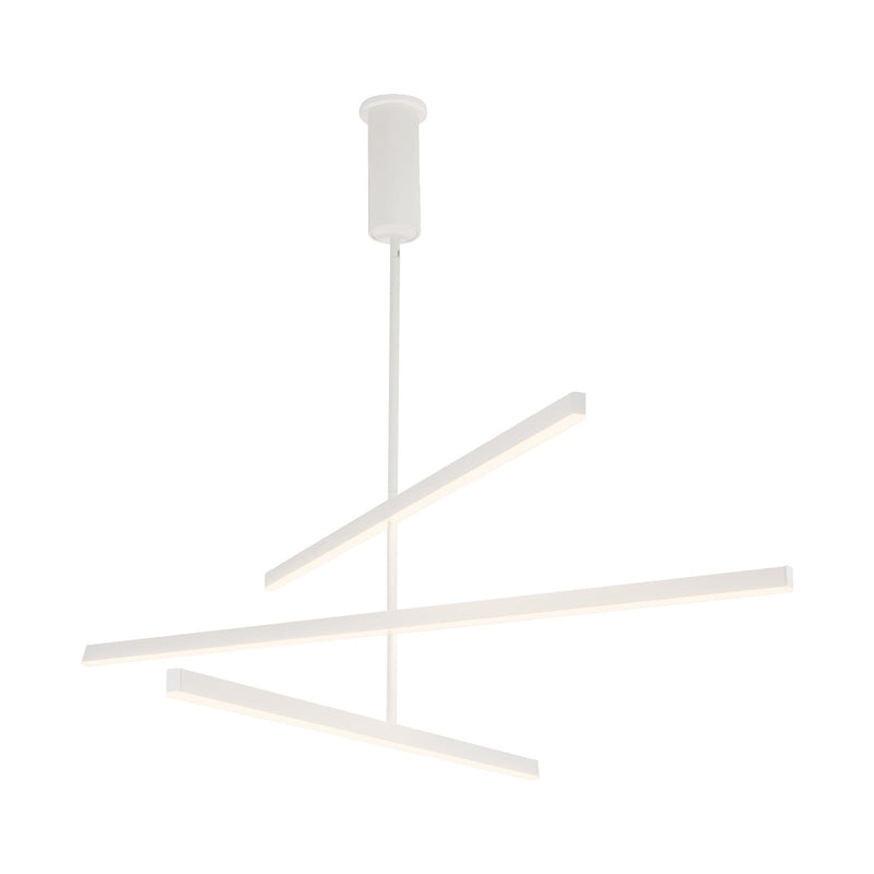 Vega 56" Chandelier in White