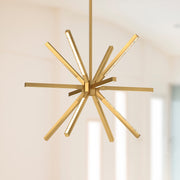 Sirius Minor 20" Chandelier in Brushed Gold
