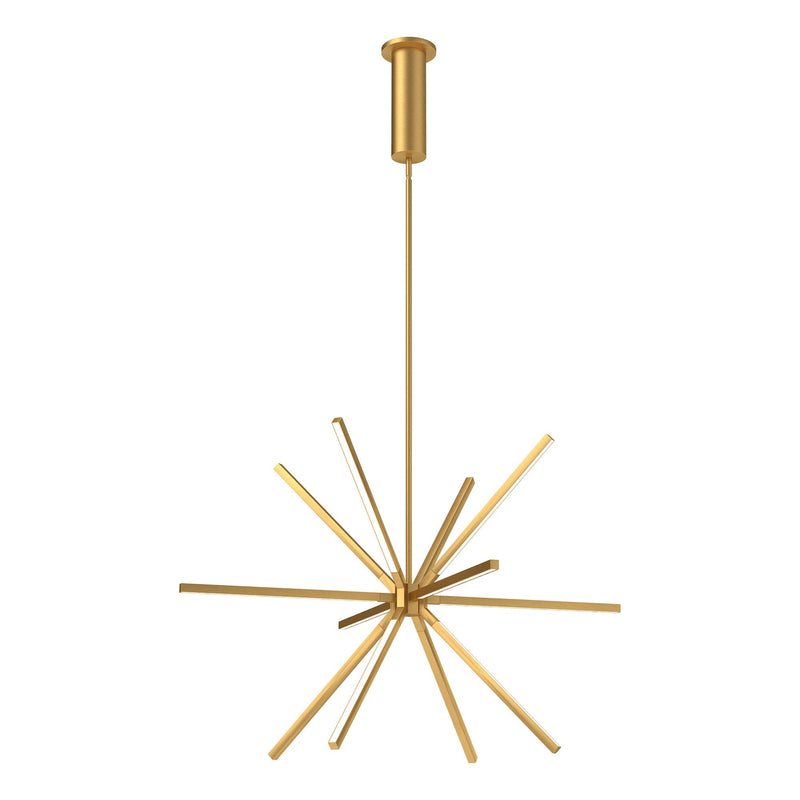 Sirius Minor 32" Chandelier in Brushed Gold
