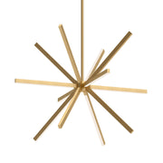 Sirius 48" Chandelier in Brushed Gold