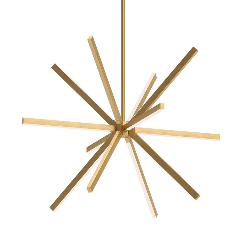 Sirius 48" Chandelier in Brushed Gold