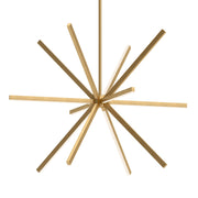 Sirius 56" Chandelier in Brushed Gold