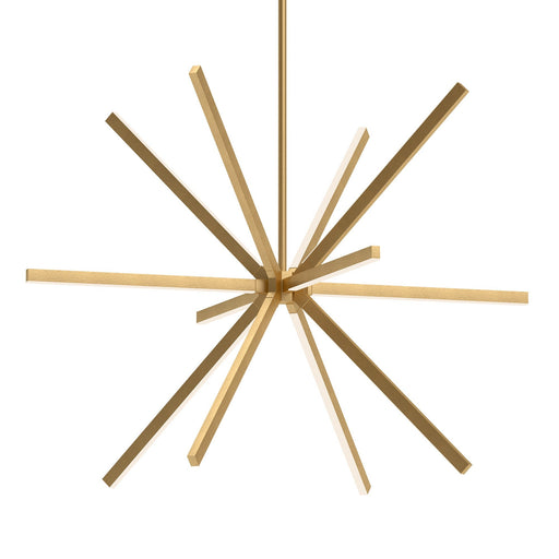 Sirius 56" Chandelier in Brushed Gold