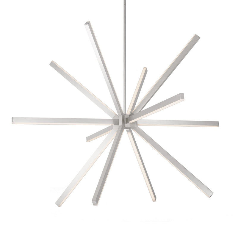 Sirius 56" Chandelier in Brushed Nickel