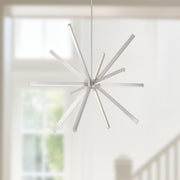 Sirius 56" Chandelier in Brushed Nickel