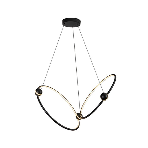 Isho 2-Head Pendant in Black