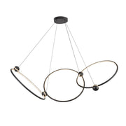 Isho 3-Head Pendant in Black
