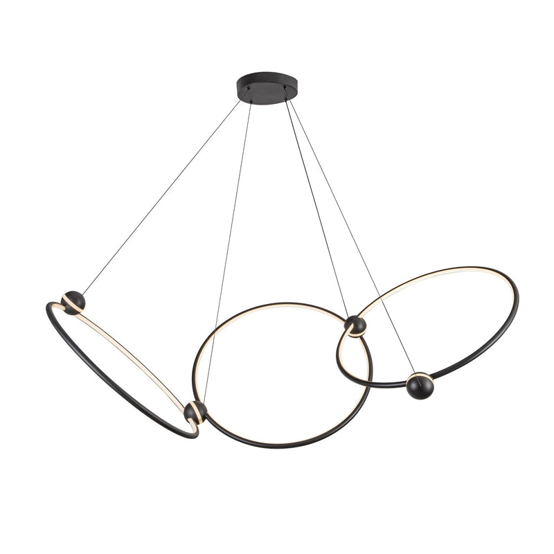 Isho 3-Head Pendant in Black