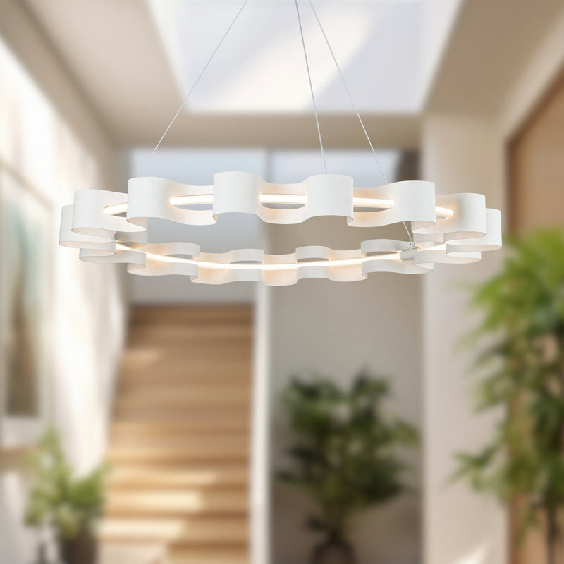 Nami 32" Pendant in Antique White