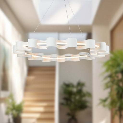 Nami 32" Pendant in Antique White