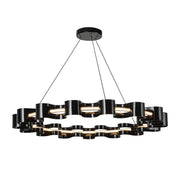 Nami 32" Pendant in Glossy Black