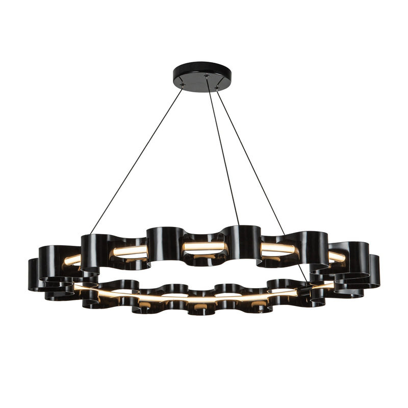 Nami 32" Pendant in Glossy Black
