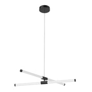 Akari 37" Chandelier in Black