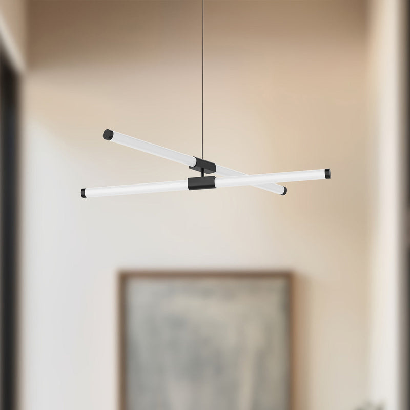 Akari 37" Chandelier in Black