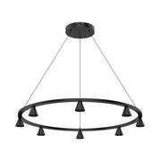 Dune 33" Pendant in Black