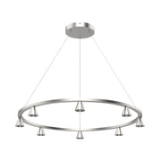 Dune 33" Pendant in Brushed Nickel
