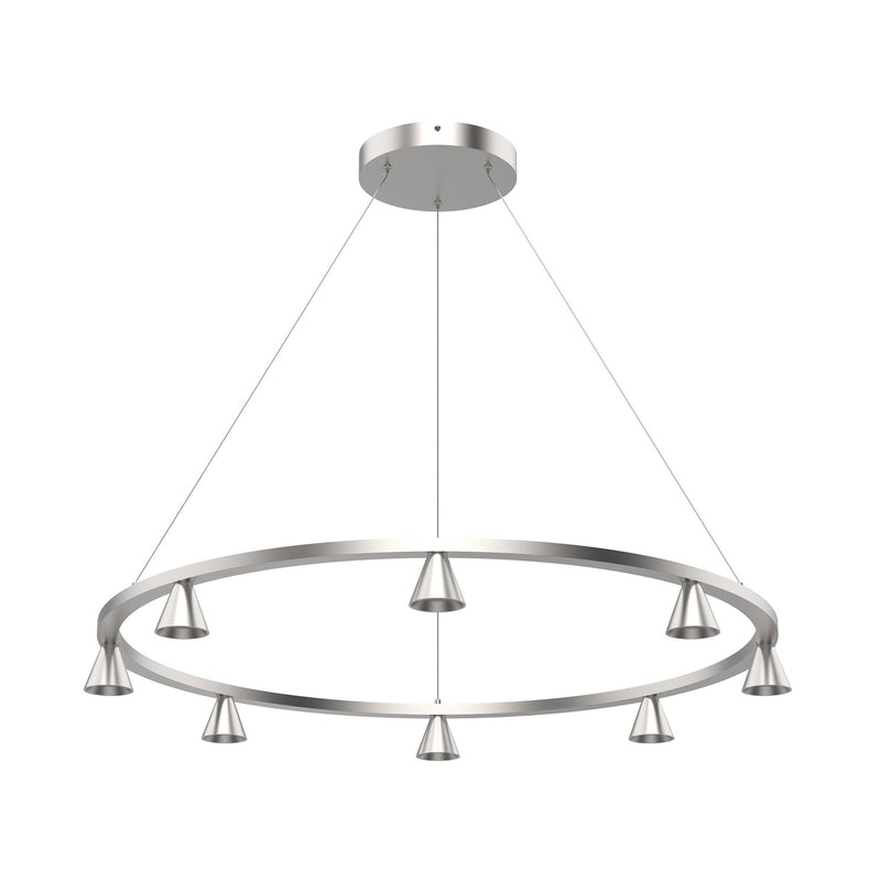 Dune 33" Pendant in Brushed Nickel