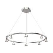 Dune 33" Pendant in Brushed Nickel