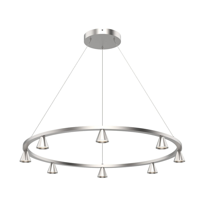 Dune 33" Pendant in Brushed Nickel