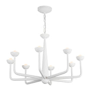 Spade 30" Chandelier in Antique White
