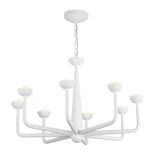 Spade 30" Chandelier in Antique White