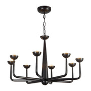 Spade 30" Chandelier in Urban Bronze