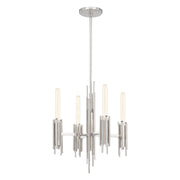 Torres 19" 4-Light Chandelier in Polished Nickel