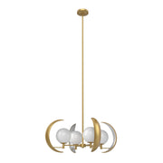Celeste 30" 4-Light Chandelier in Vintage Brass
