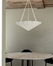 Martine 30" 4-Light Pendant in Antique White