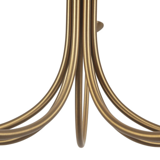 Ember 26" 7-Light Chandelier in Brushed Gold