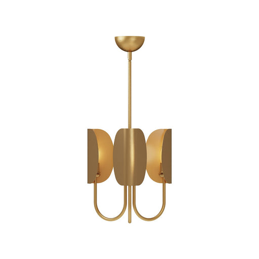 Seno 15" 3-Light Chandelier in Aged Gold