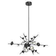 Geode 48" Chandelier in Black