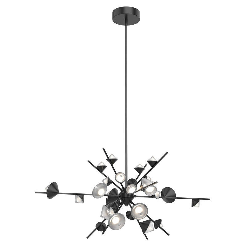 Geode 48" Chandelier in Black