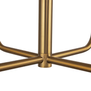 Plisse 30" 8-Light Chandelier in Matte Black