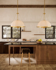 Crosby 33" 4-Light Pendant in Brushed Gold