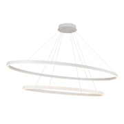 Ovale 53" 2-Layer Pendant in White