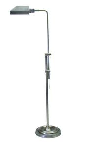 Coach Adjustable Pharmacy Floor Lamp in Antique Silver