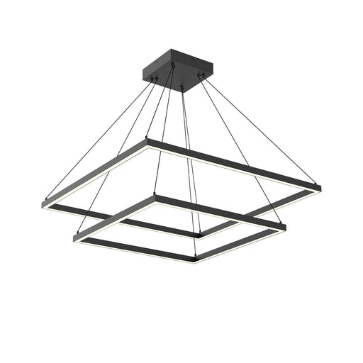 Piazza 32" 2-Layer Pendant in Black