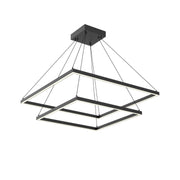 Piazza 32" 2-Layer Pendant in Black
