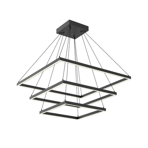 Piazza 32" 3-Layer Pendant in Black